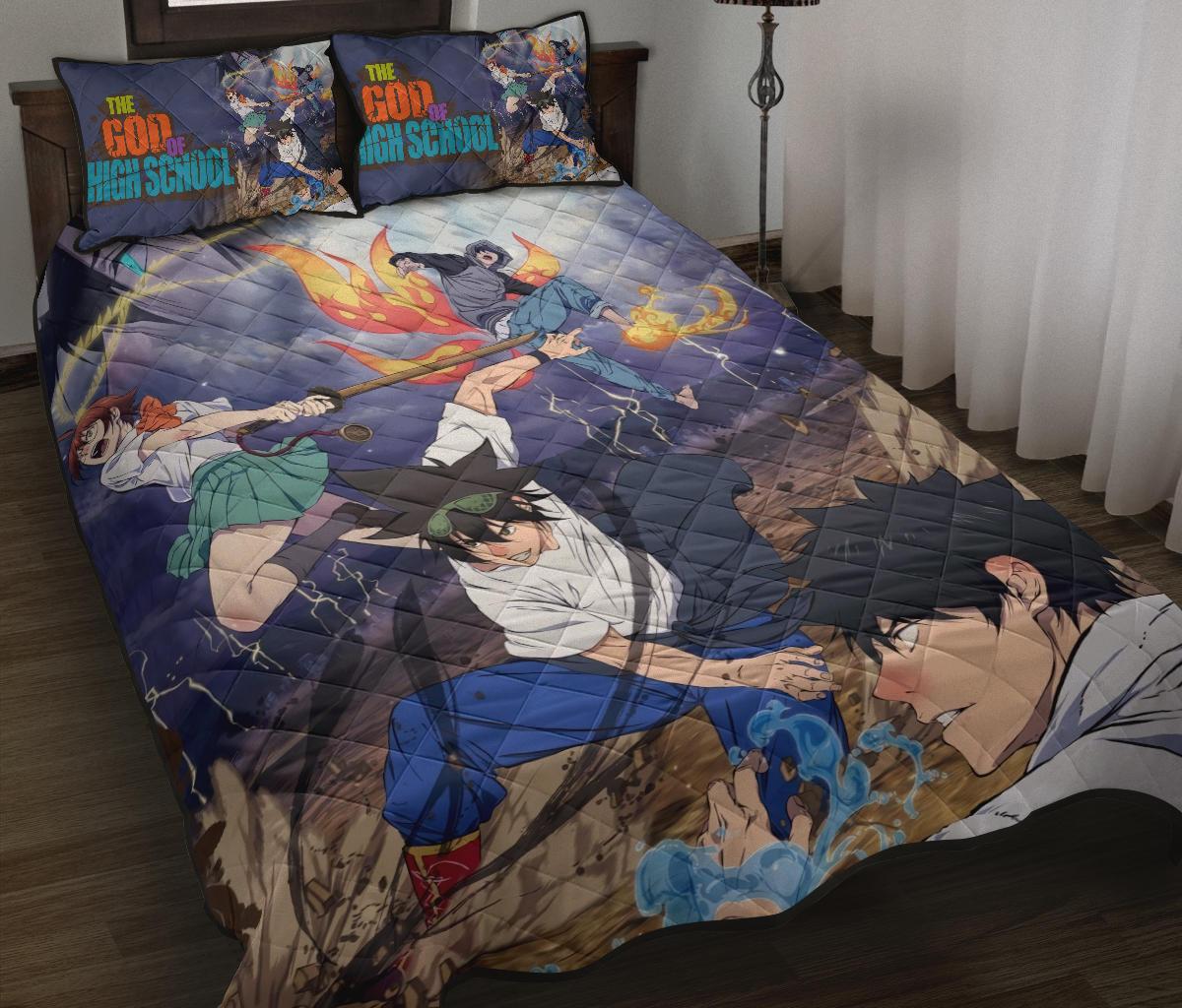 The God Of High School Anime Quilt Bed Set Pillow Case Amazing Decor Gift Ideas