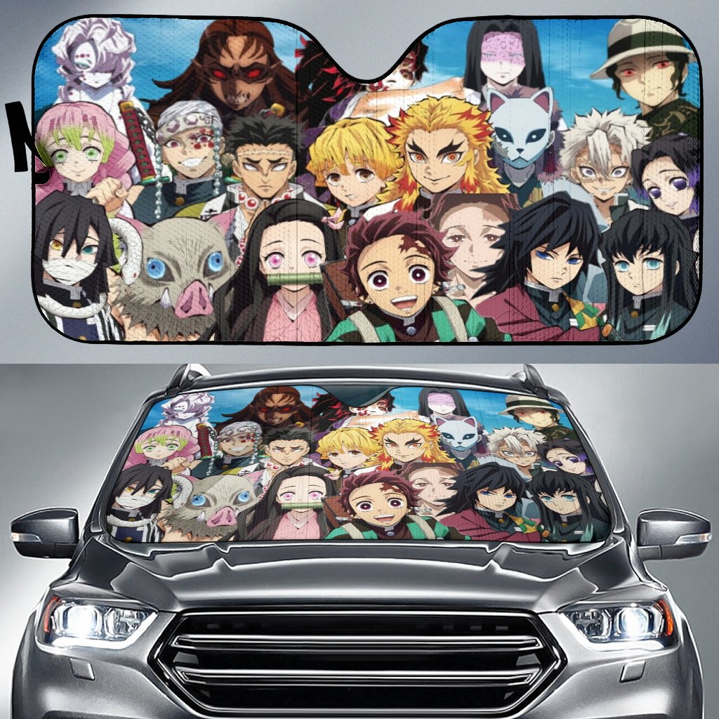 Kimetsu No Yaiba 2022 Car Sun Shade Gift Ideas 2022