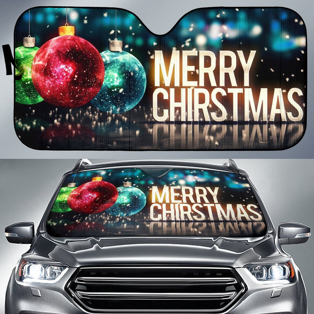 Merry Christmas Noel Ball Sun Shade Gift Ideas 2022