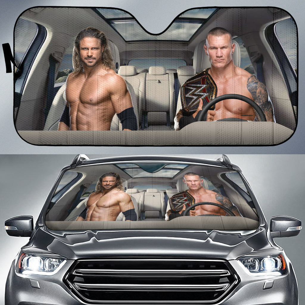 Randy Orton Vs John Morrison Wwe Driving Auto Sun Shade