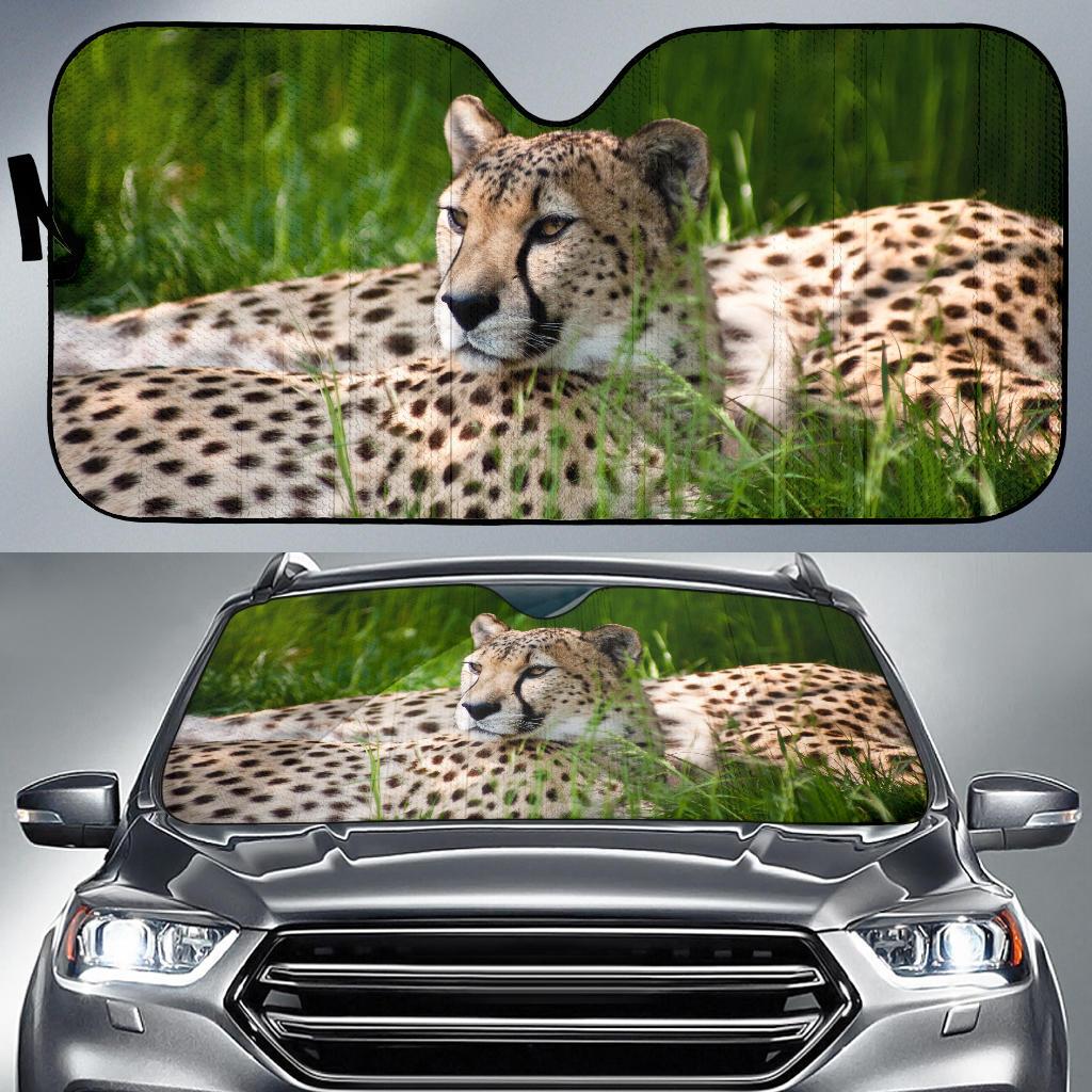 Cheetah Cologne Zoo Hd Car Sun Shade Gift Ideas 2022