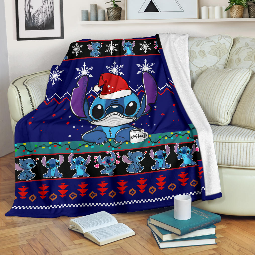 Stitch Christmas Blanket Amazing Gift Idea