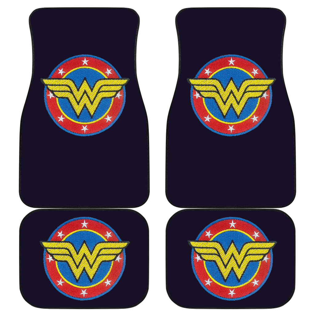 Wonder Woman Logo Dc Comics 1 Car Floor Mats Custom Car Accessories Car Decor 2021