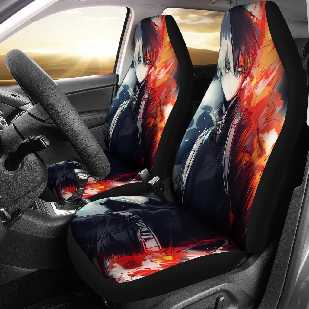 Shouto Todoroki Car Seat Covers Amazing Best Gift Idea