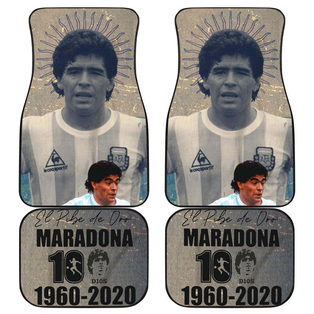 Diego Armando Maradona 10 Rip 1969 2022 42 Car Floor Mats Custom Car Accessories Car Decor 2022