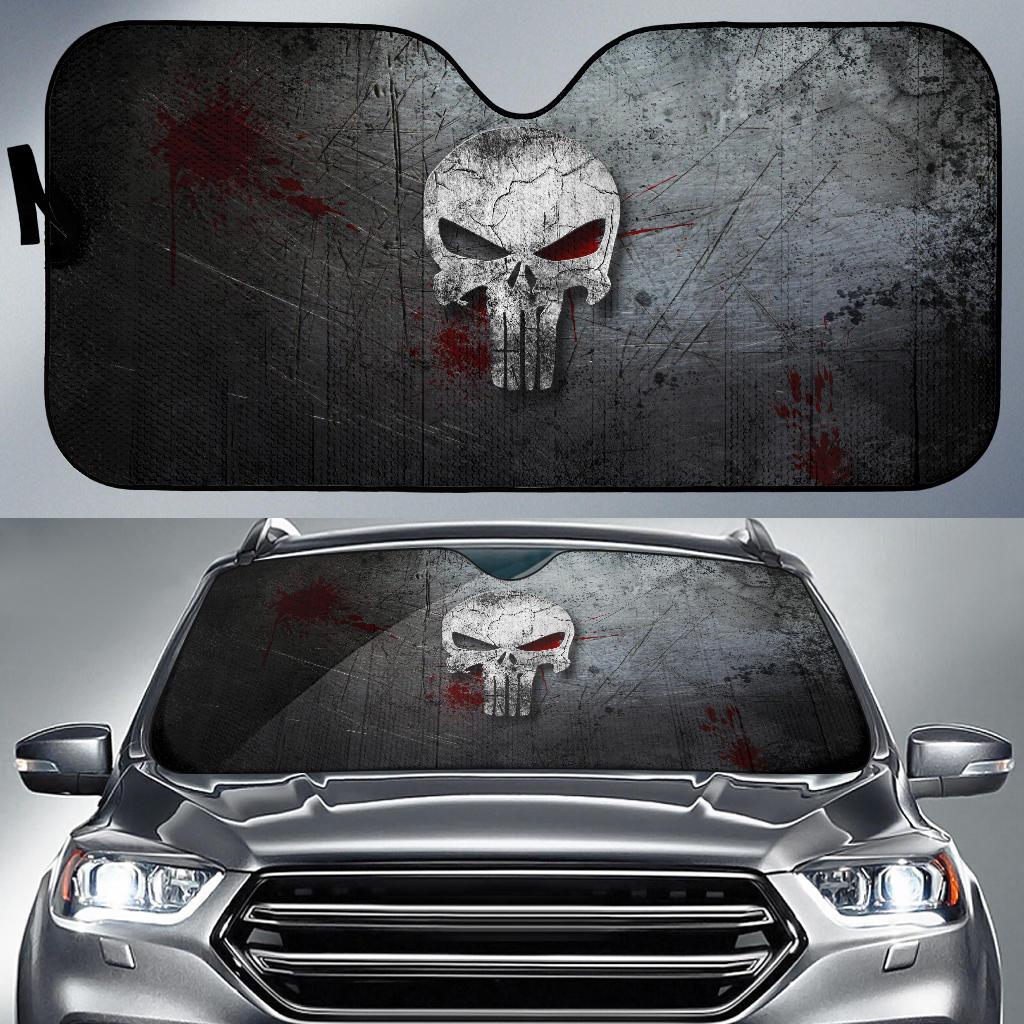 Daredevil Skull Car Sun Shade Gift Ideas 2022