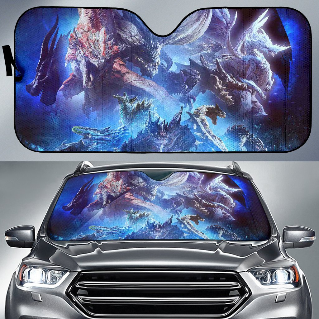 Monster Hunter World Dragons Sun Shade Gift Ideas 2022