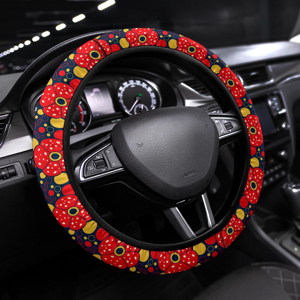 Mushroom Pokemon Premium Car Steering Wheel Cover