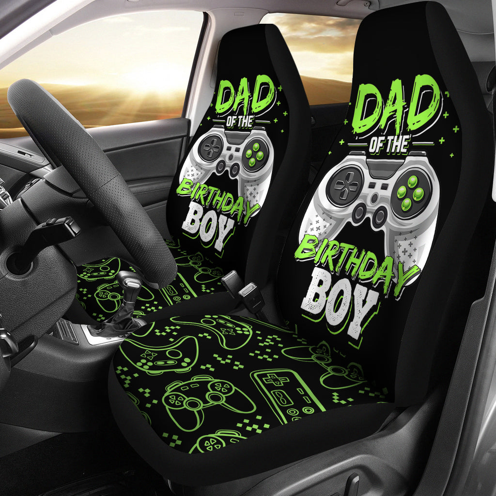 Birthday Boy Matching Video Gamer Car Seat Covers