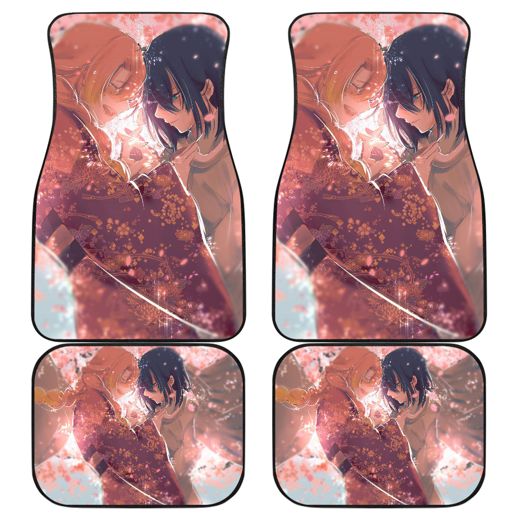 Serpent And Hashira Demon Slayer Uniform 8 Anime Car Floor Mats Custom Car Accessories Car Decor 2021