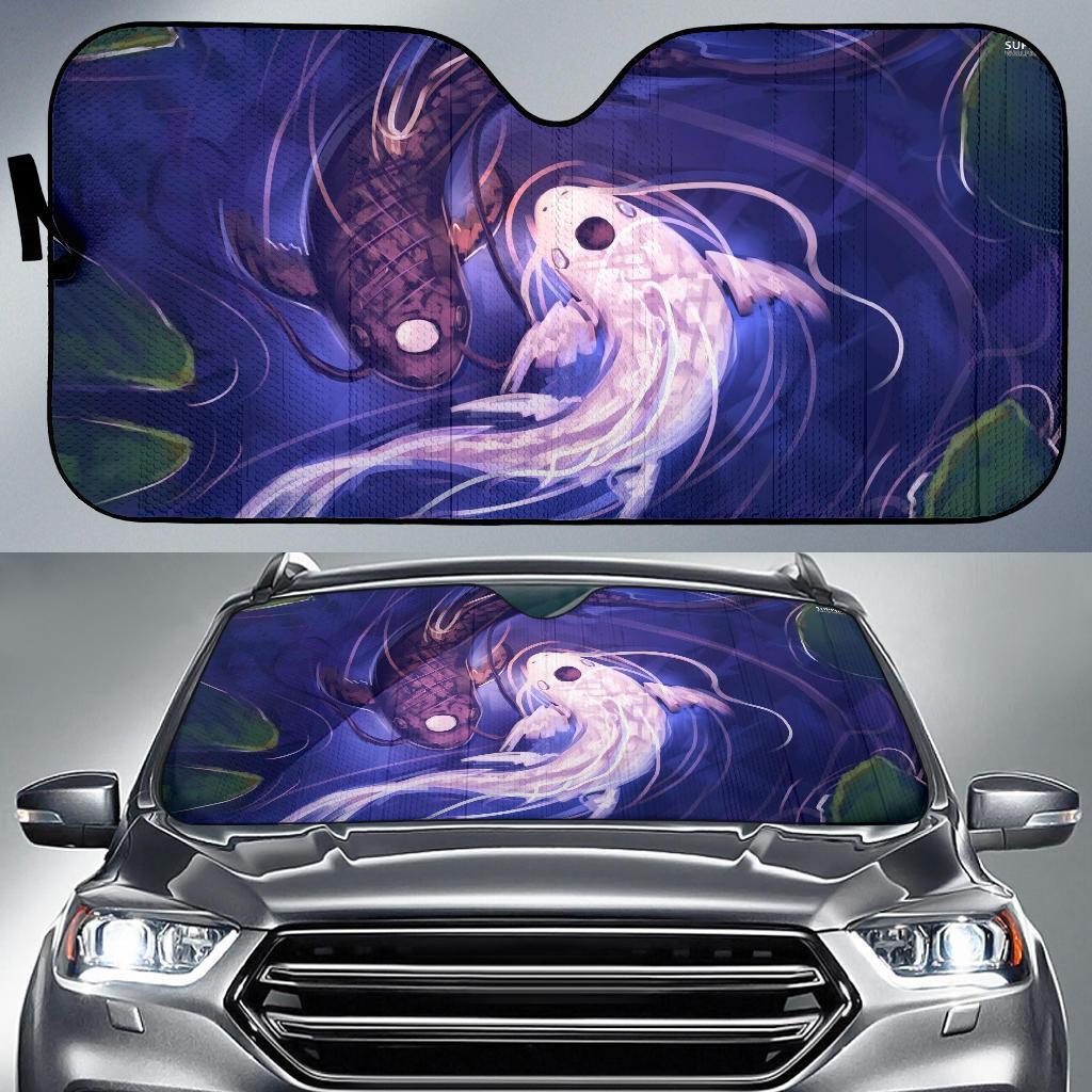 Koi Fish Jing Jang Car Sun Shades Amazing Best Gift Ideas 2022