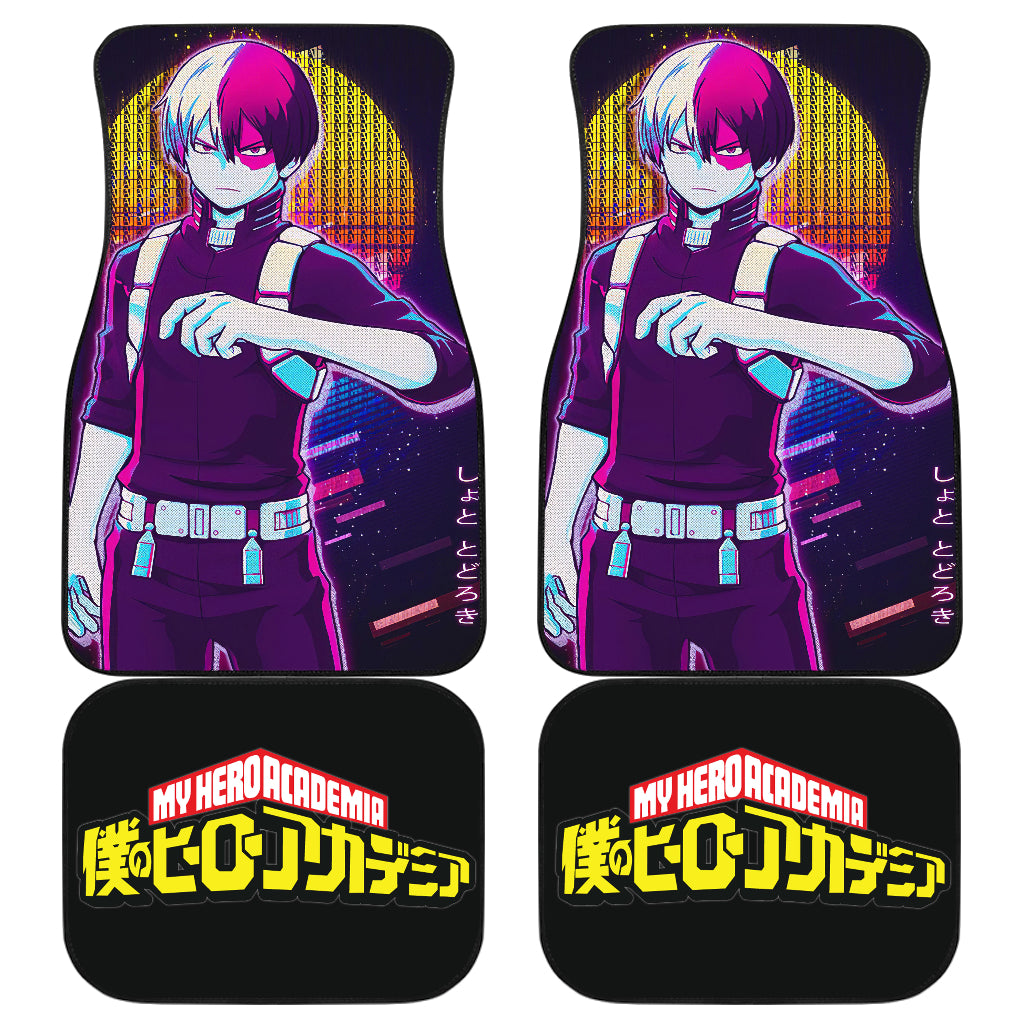 Todoroki Shouto My Hero Academia Car Floor Mats Custom Car Accessories Car Decor 2022