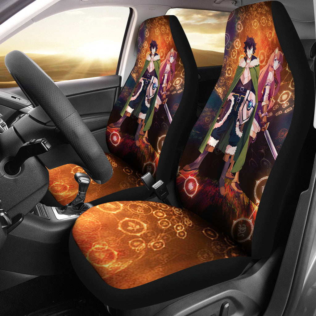 2022 Tate No Yuusha No Nariagari Anime Manga Car Seat Covers