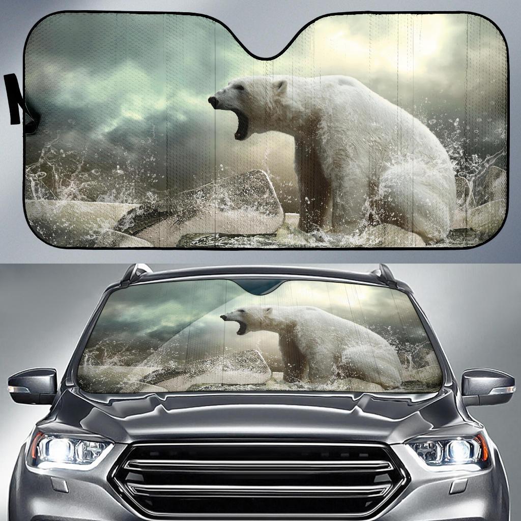 Polar Bear Roar Auto Sun Shades Amazing Best Gift Ideas 2022