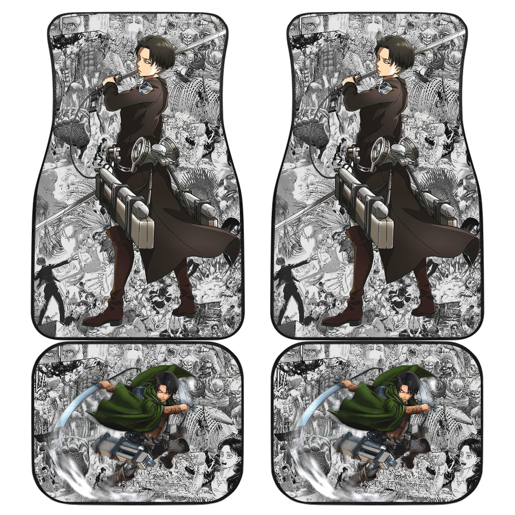 Levi Attack On Titan Anime Car Floor Mats Custom Car Accessories Car Decor 2021