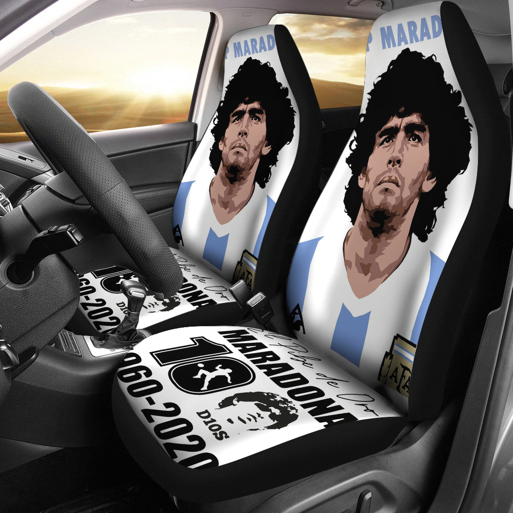 New Art D10S Diego Armando Maradona 10 Rip 1969 2022 Car Seat Covers Gift For Fooball