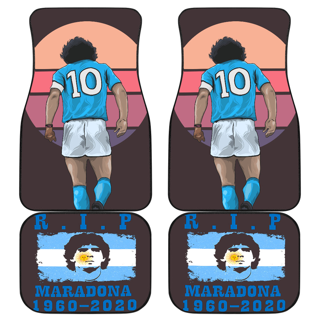 Diego Armando Maradona 10 Rip 1969 2022 53 Car Floor Mats Custom Car Accessories Car Decor 2022