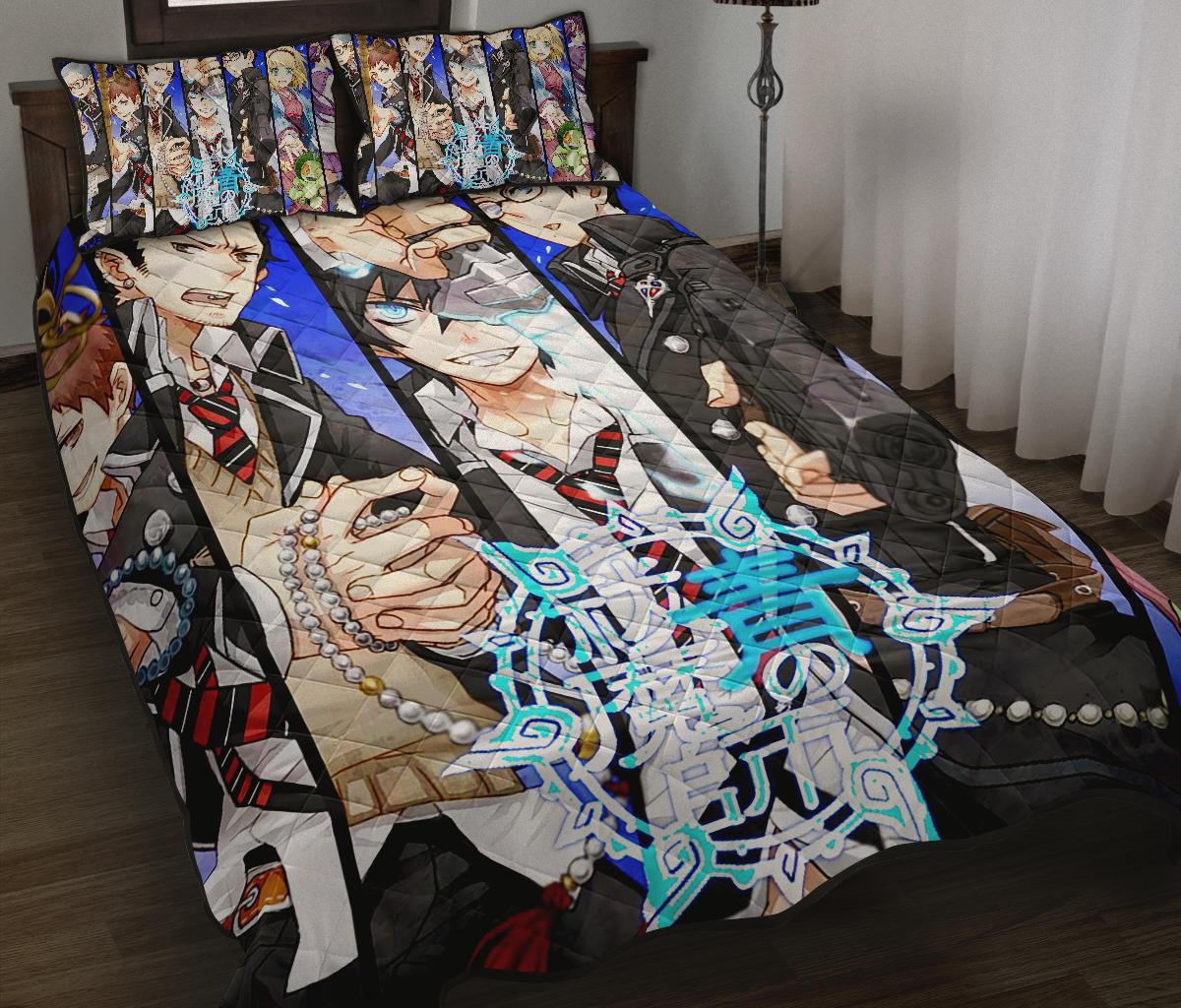 Blue Exorcist Anime Quilt Bed Set Pillow Case Amazing Decor Gift Ideas 1