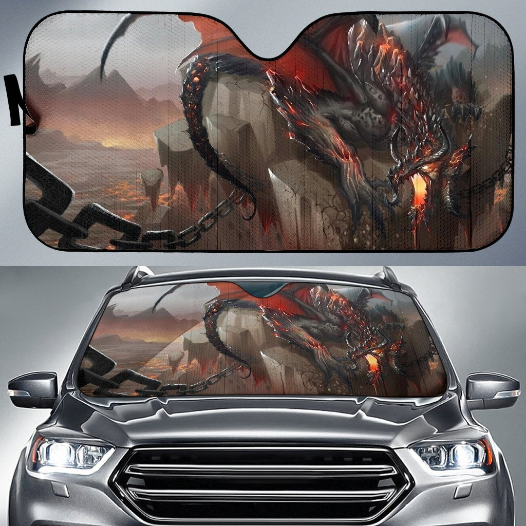 Magma Dragon Art Sun Shade Gift Ideas 2022