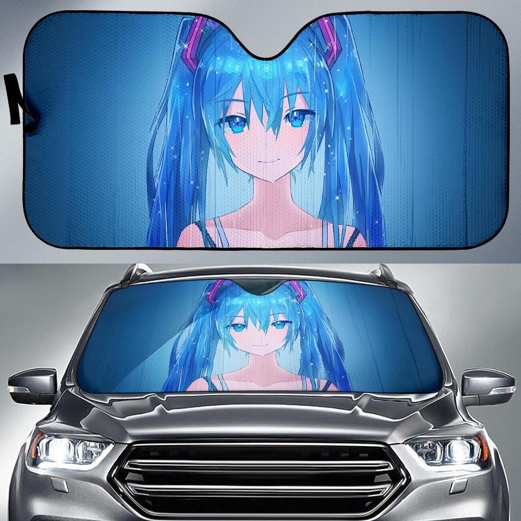 Hatsune Miku Vocaloid Anime Girl Hd Car Sun Shade Gift Ideas 2022