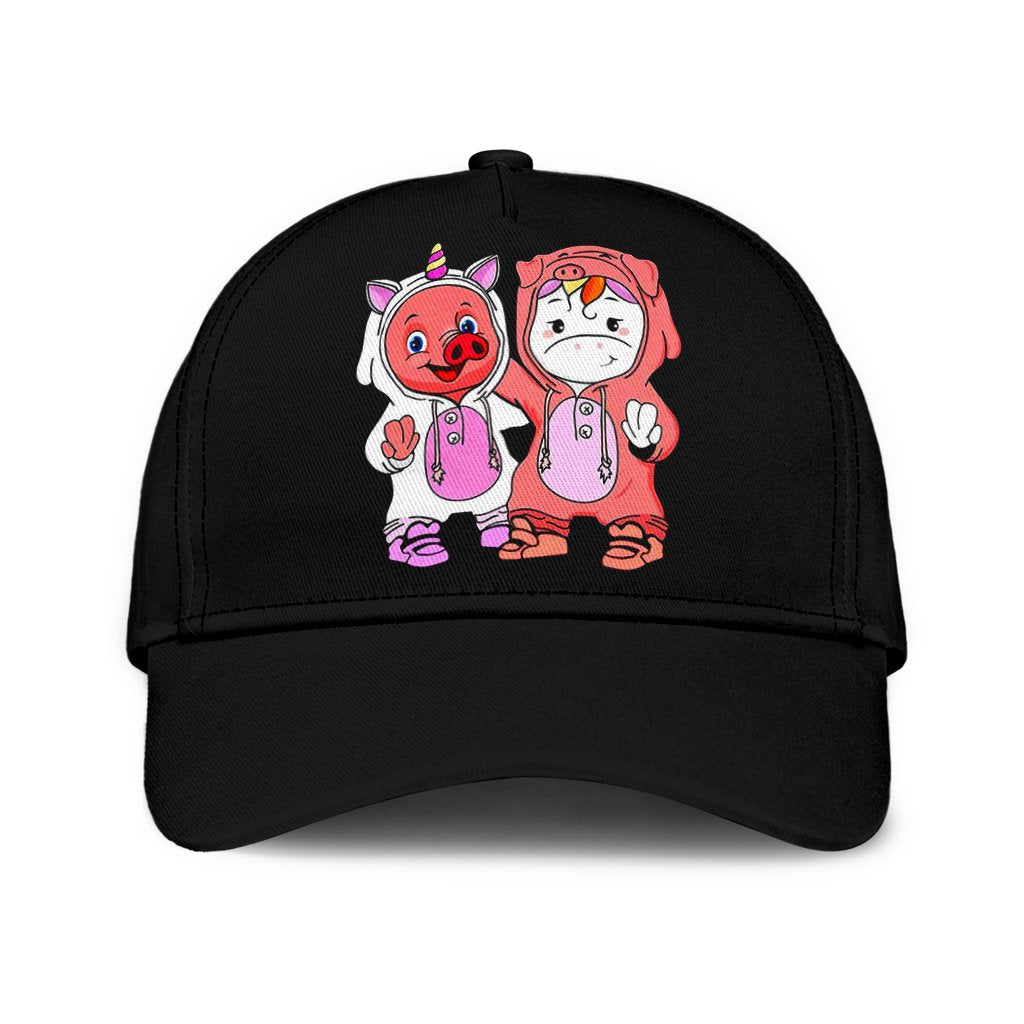 Baby Pig And Unicorn Best Friends 2022 Hat