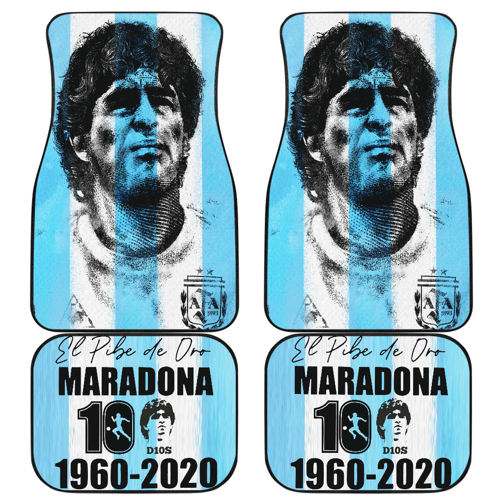 Diego Armando Maradona 10 Rip 1969 2022 Car Floor Mats Custom Car Accessories Car Decor 2022