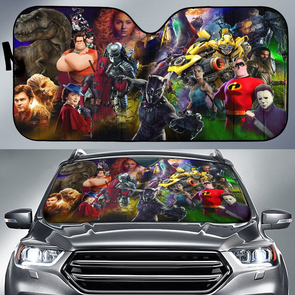 Movie Heroes Legends Car Sun Shade Gift Ideas 2022