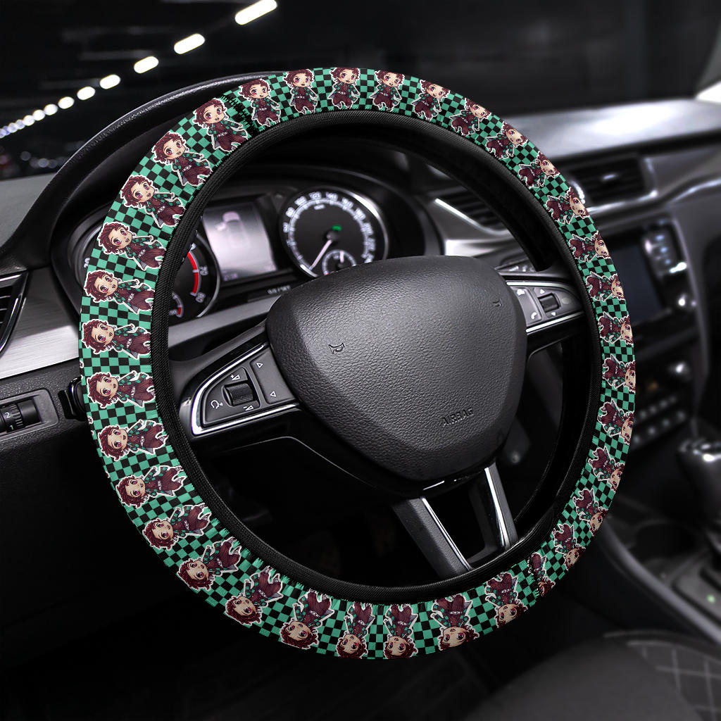 Kamado Tanjiro Demon Slayer Anime Car Steering Wheel Cover 3