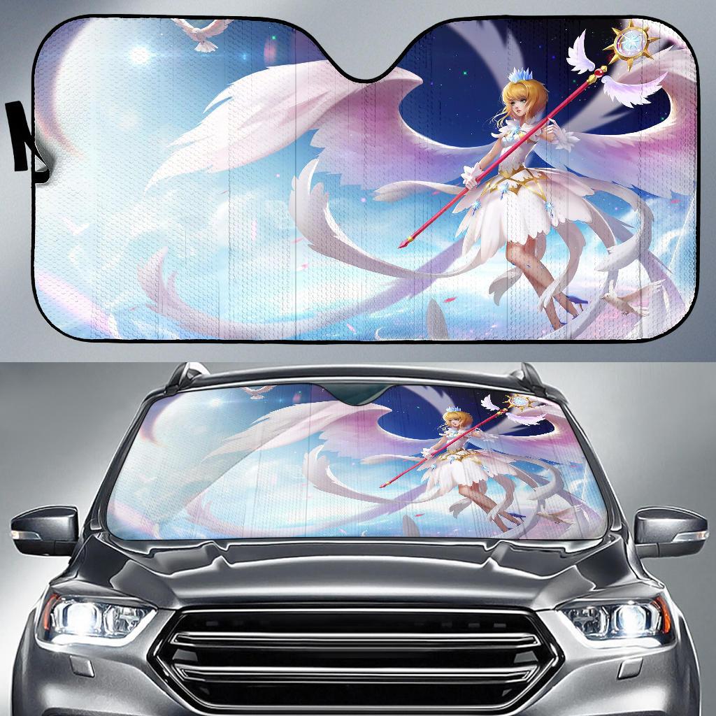 Sakura Kinomoto Manga 4K Car Sun Shade Gift Ideas 2022