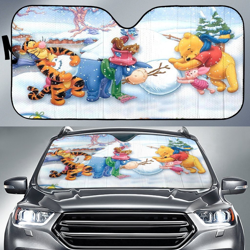 Pooh Christmas Snow Sun Shade Gift Ideas 2022