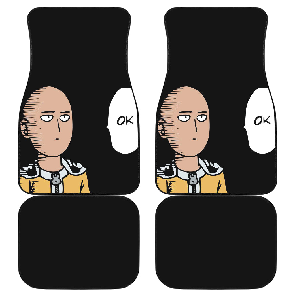 Saitama Punch Man 6 Car Floor Mats Custom Car Accessories Car Decor 2022