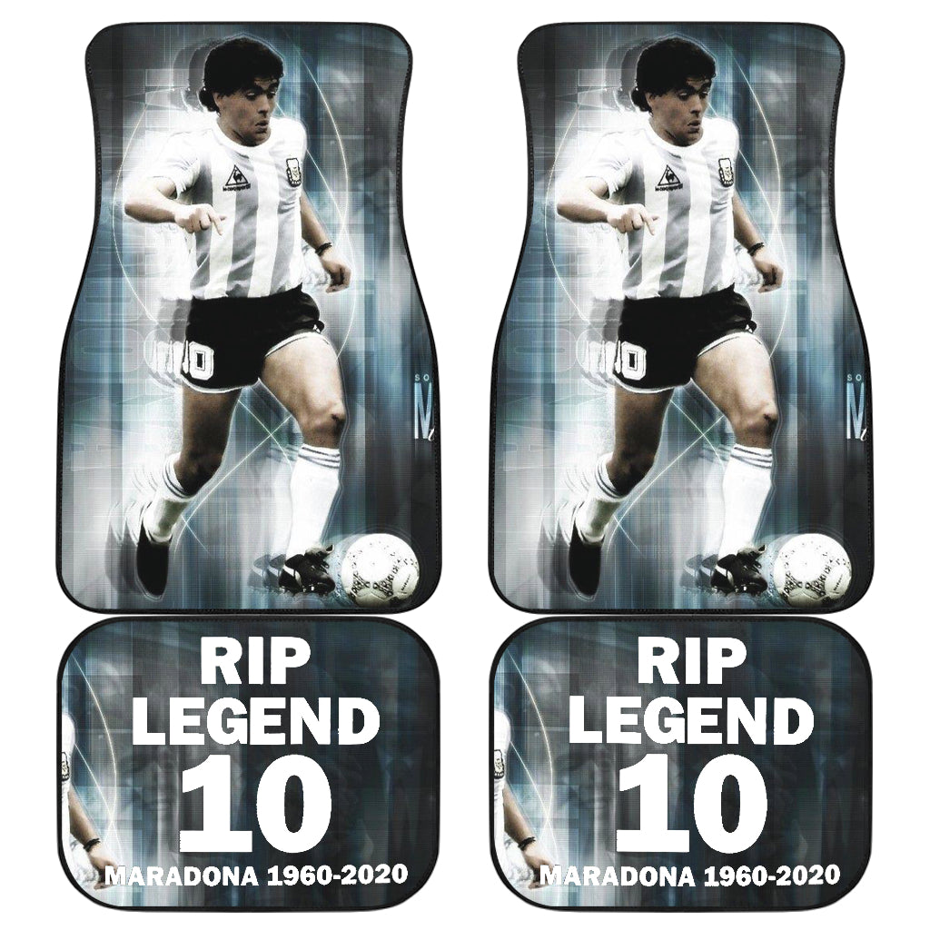 Diego Armando Maradona 10 Rip 1969 2022 75 Car Floor Mats Custom Car Accessories Car Decor 2022