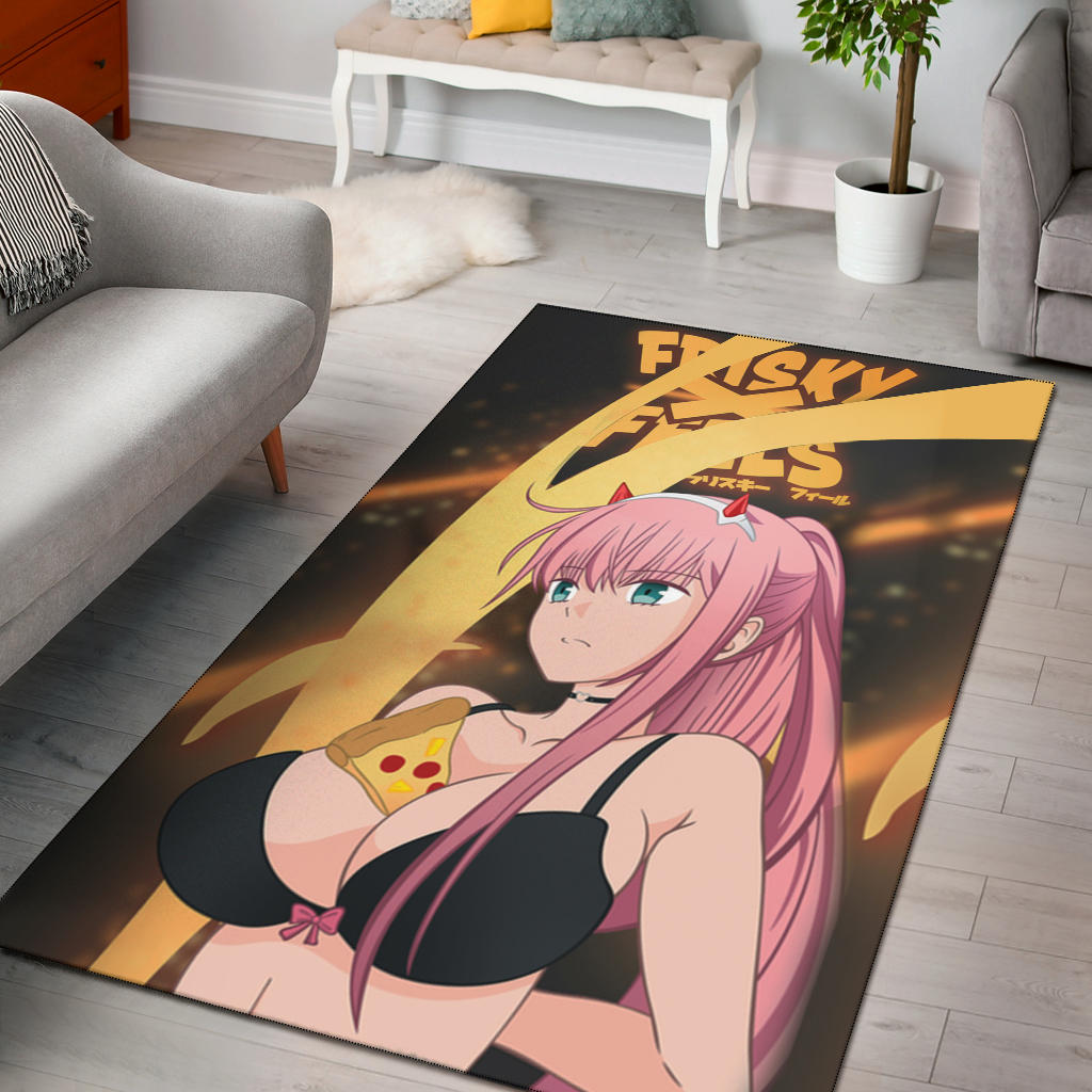 Zero Two Anime Girl Area Rug Carpet