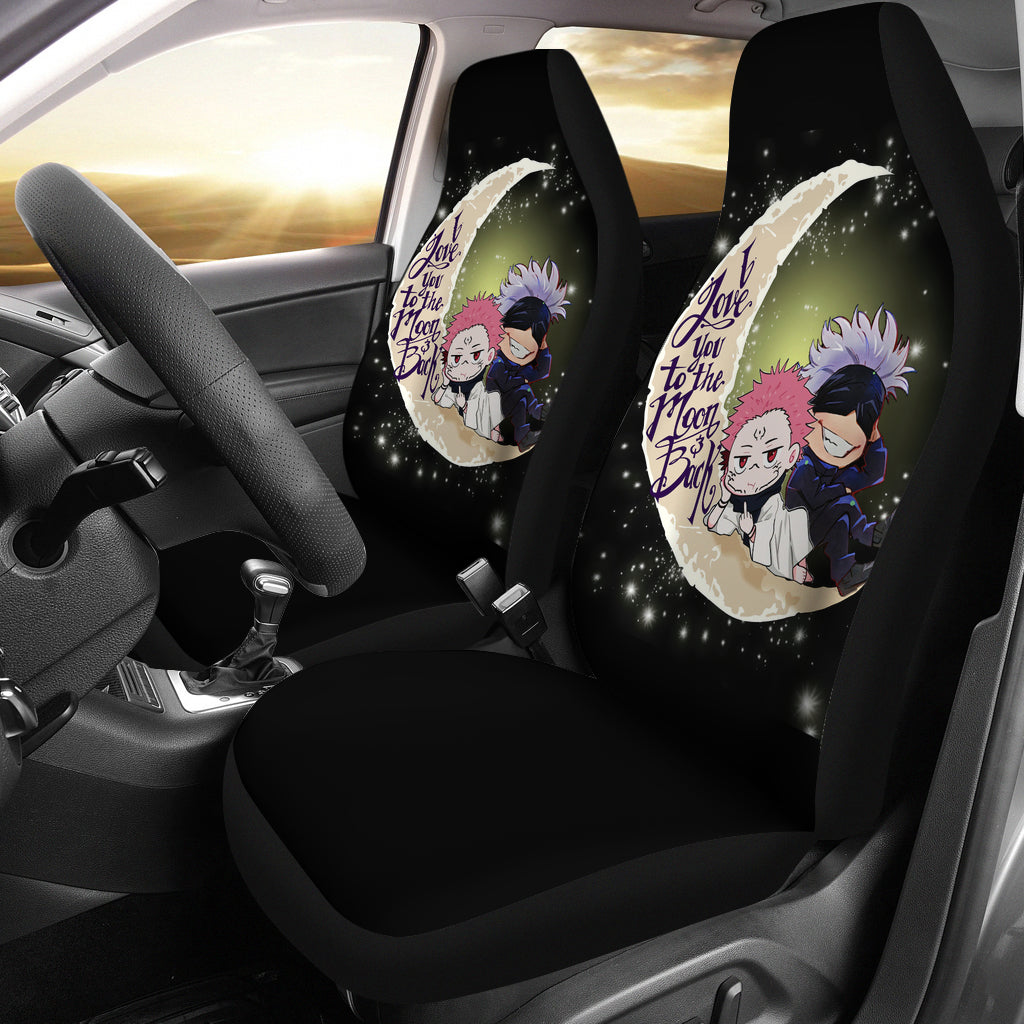 Jujutsu Kaisen Gojo Sukuna Chibi Anime Car Seat Covers