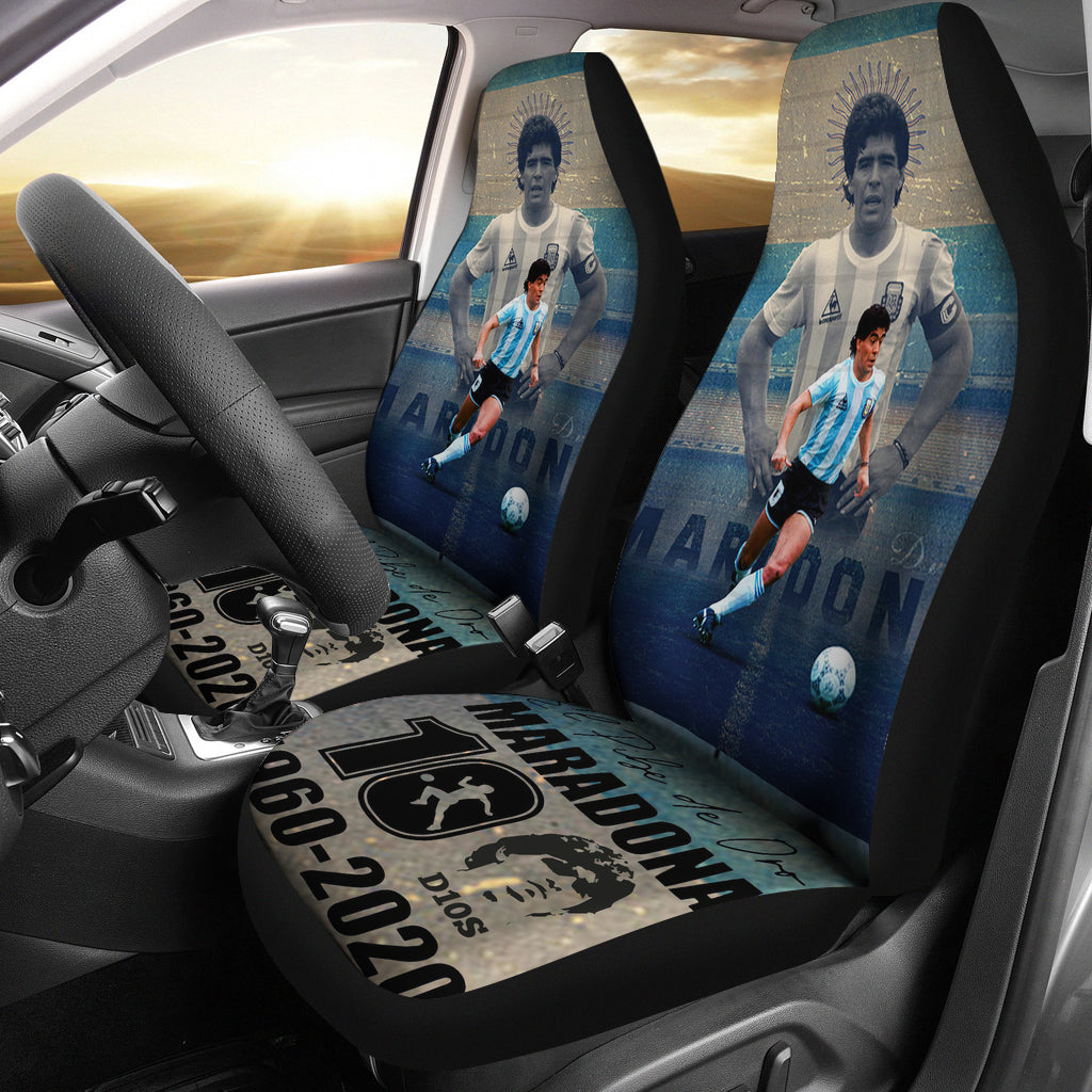 2022 Rip Legend Diego Armando Maradona 10 Rip 1969 2022 Car Seat Covers Gift For Fooball