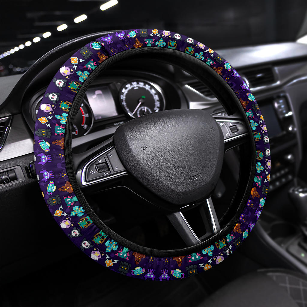 Ghosties Pokemon Car Steering Wheel Cover