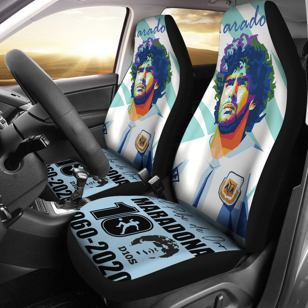 Art Rip D10S Diego Armando Maradona 10 Rip 1969 2022 Car Seat Covers Gift For Fooball