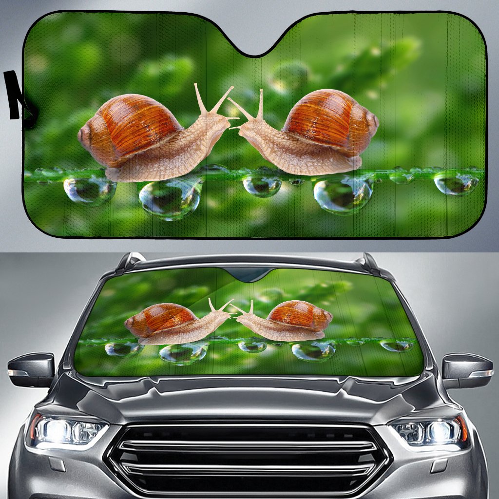 Snail Water Drops Green Sun Shade Gift Ideas 2022