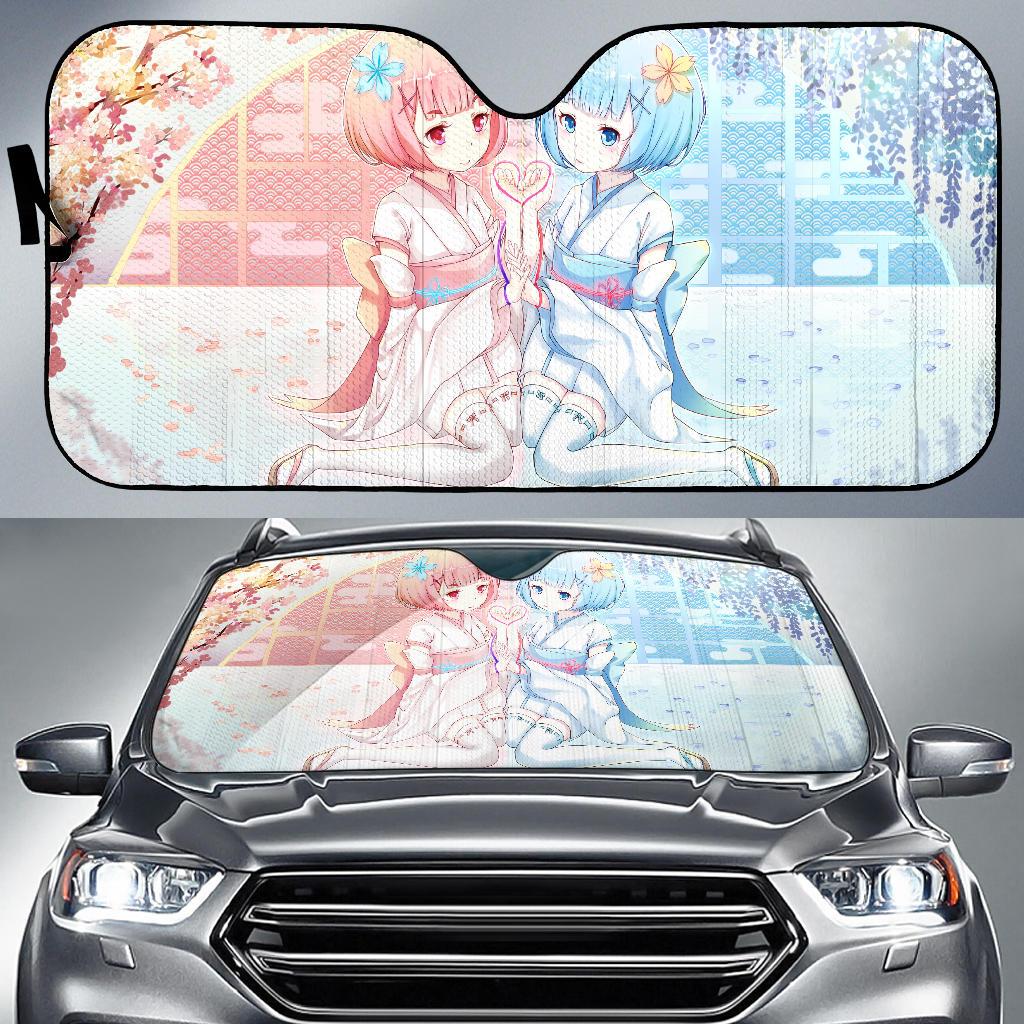 Ram Rem Rezero Hd Car Sun Shade Gift Ideas 2022