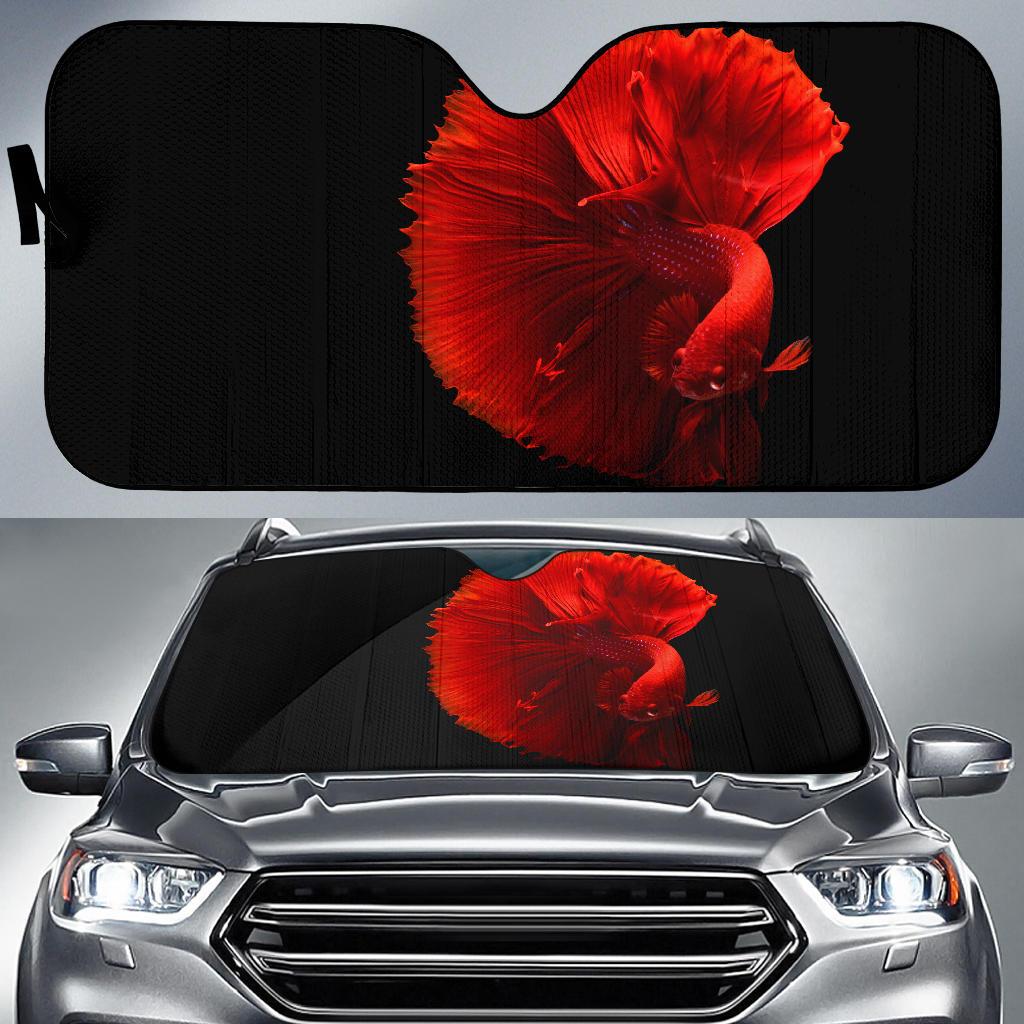 Redfish Underwater 4K Car Sun Shade Gift Ideas 2021