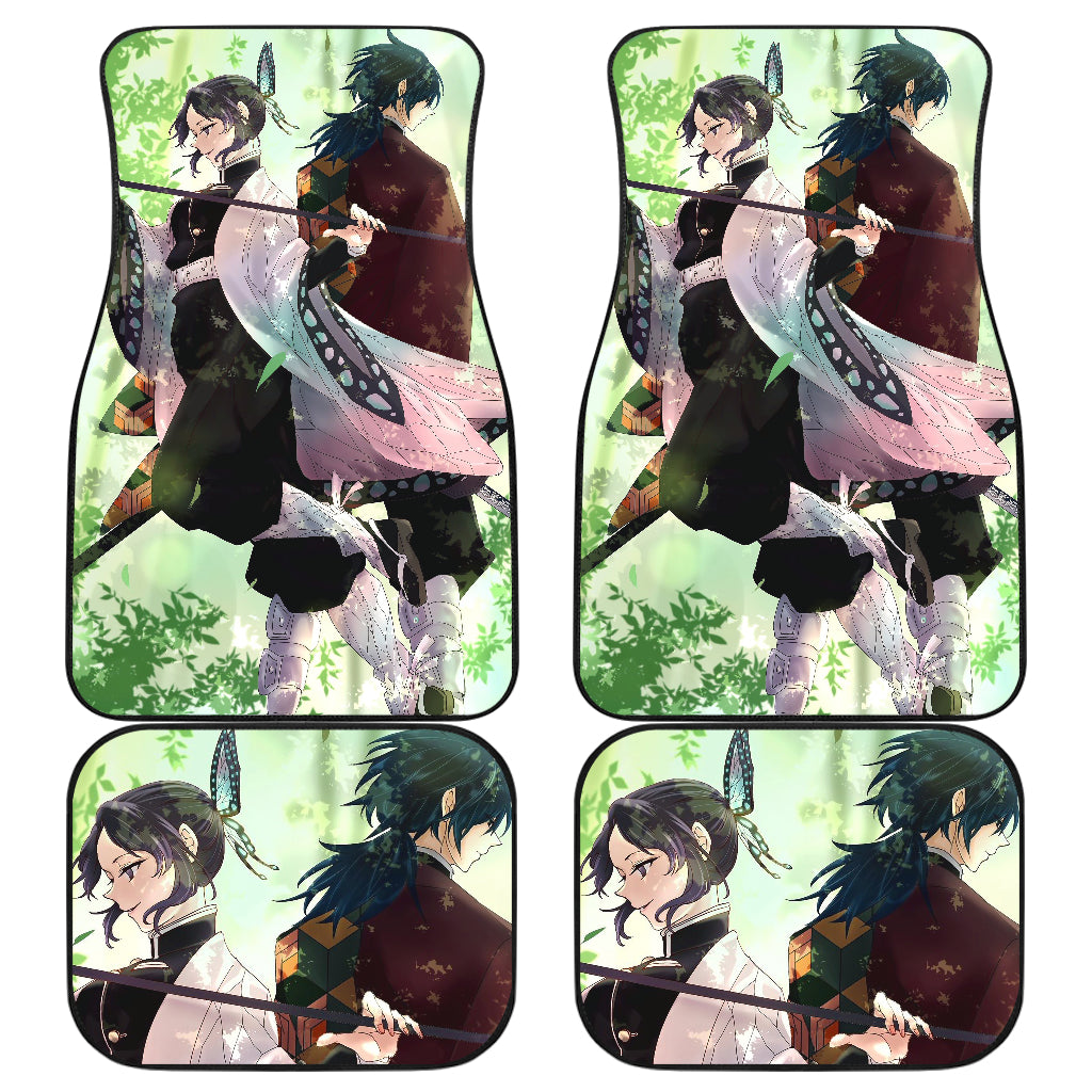 Water Hashira And Kanae Demon Slayer Uniform Anime Car Floor Mats Custom Car Accessories Car Decor 2021