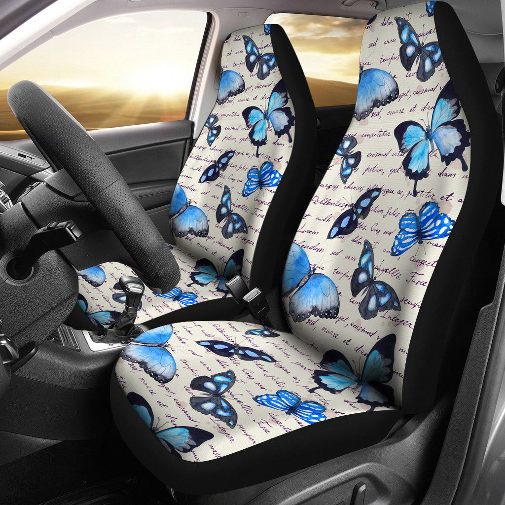 2022 Butterfly Art Car Seat Covers