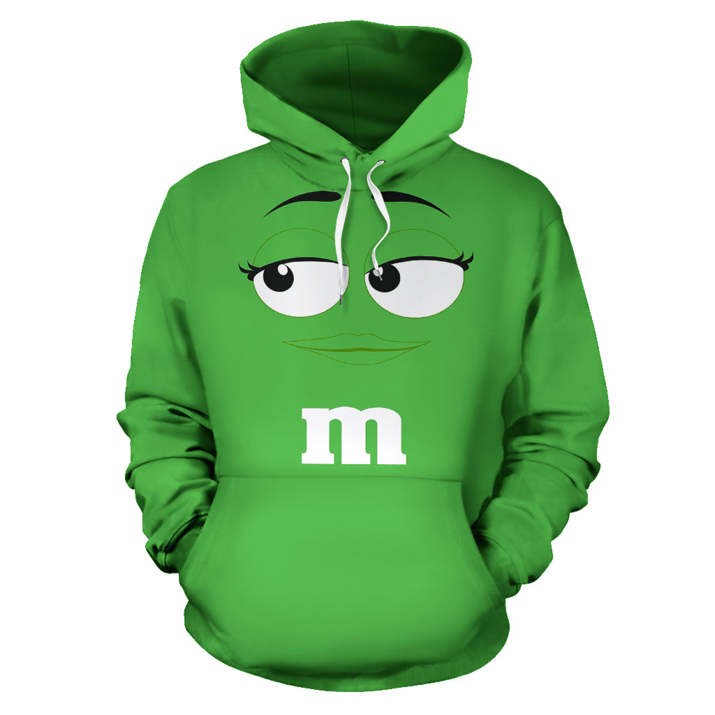 M&M Chocolate Green Hoodie