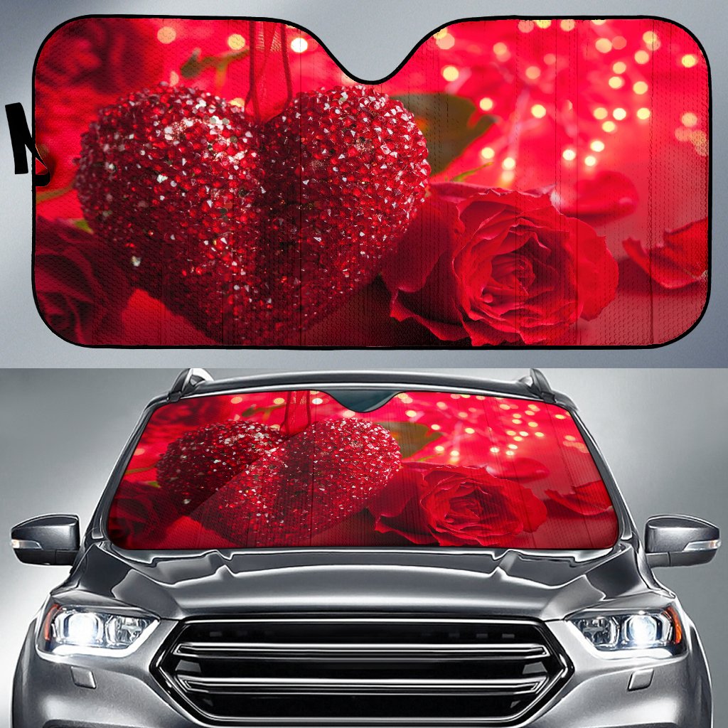 Rose Heart Valentines Day Love Sun Shade Gift Ideas 2022