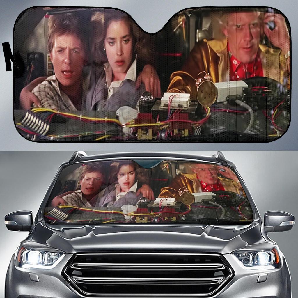 Back To The Future Auto Sun Shade Amazing Best Gift Ideas 2022