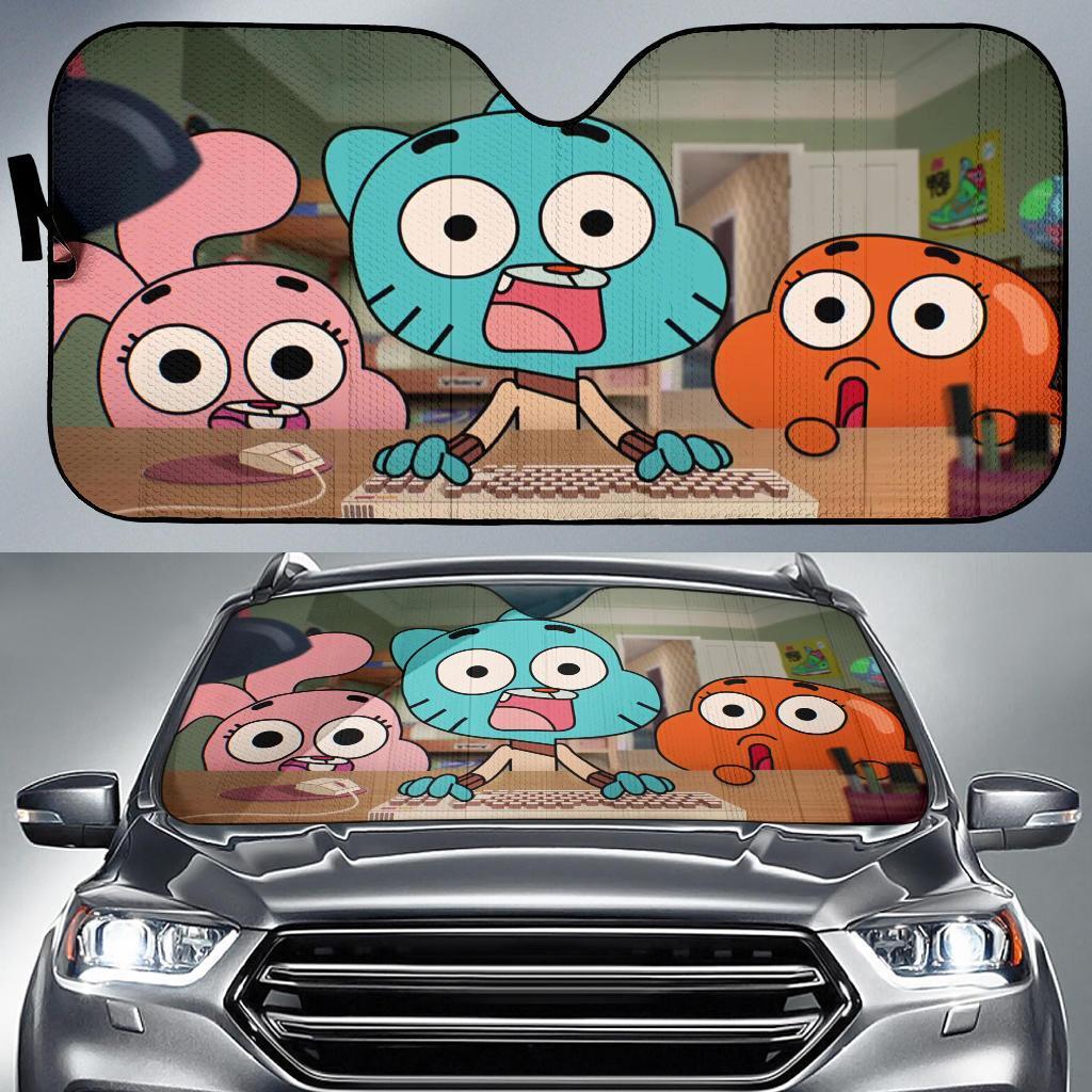 The Amazing World Of Gumball Funny Car Sun Shade Amazing Best Gift Ideas 2022