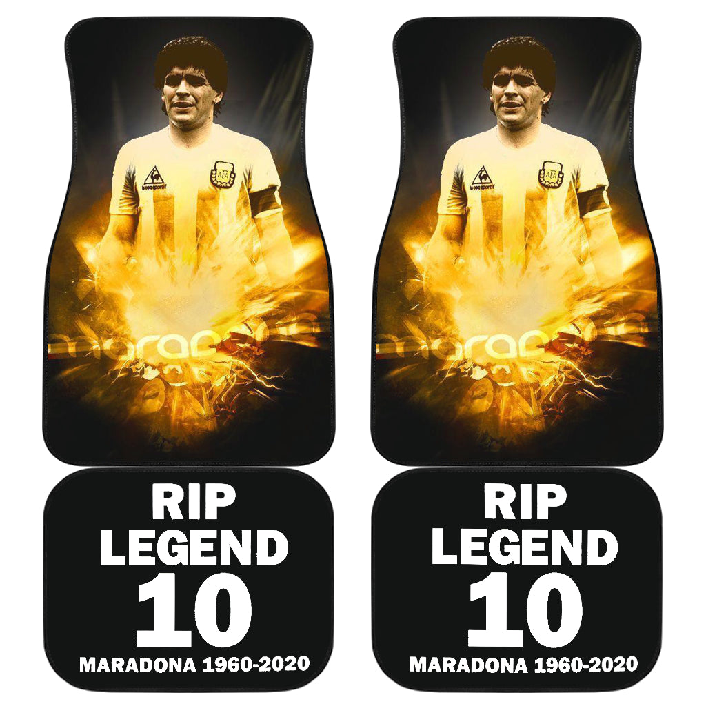 Diego Armando Maradona 10 Rip 1969 2022 69 Car Floor Mats Custom Car Accessories Car Decor 2022