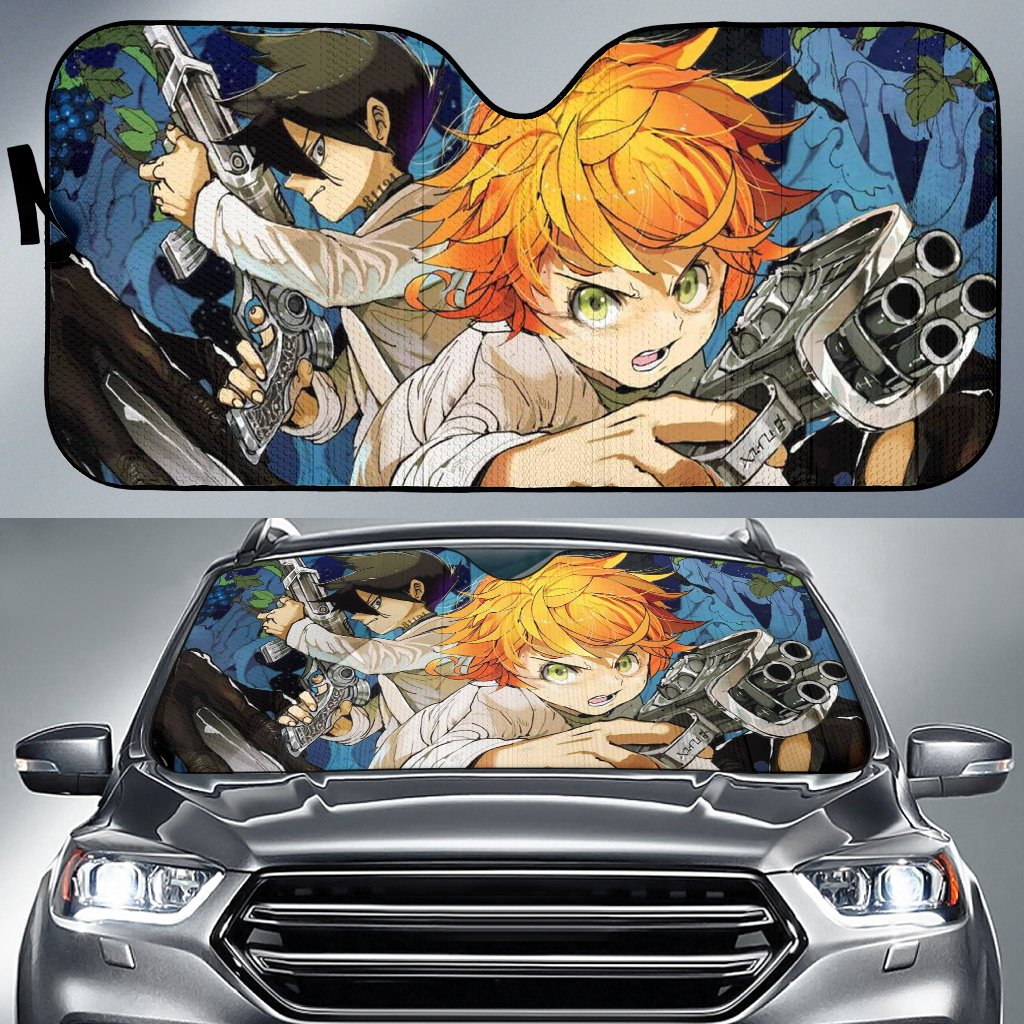 Promised Neverland Cool Car Auto Sunshade Anime 2022 Amazing Best Gift Ideas 2022