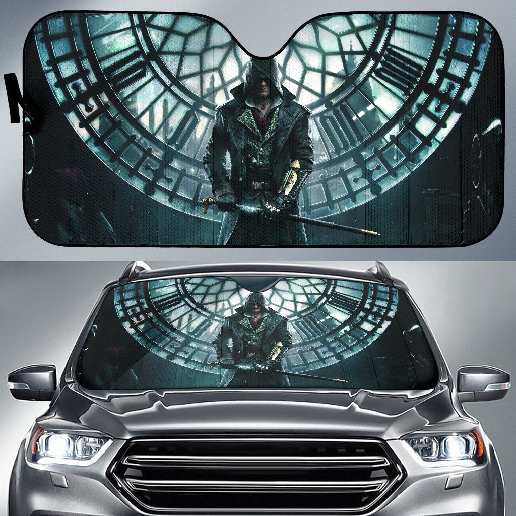 Assasincreed With Sword Car Auto Sunshades Amazing Best Gift Ideas 2022