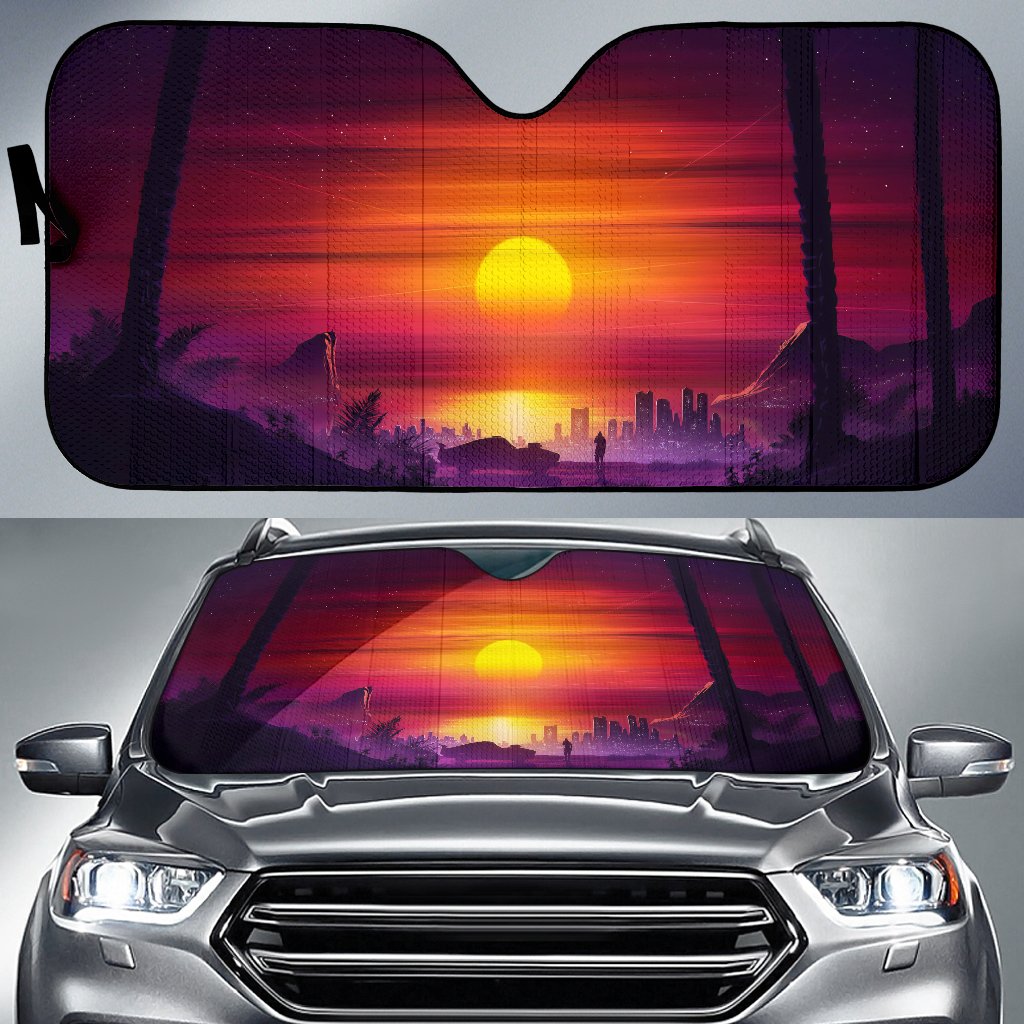 Sunset Digital Art Sun Shade Gift Ideas 2022